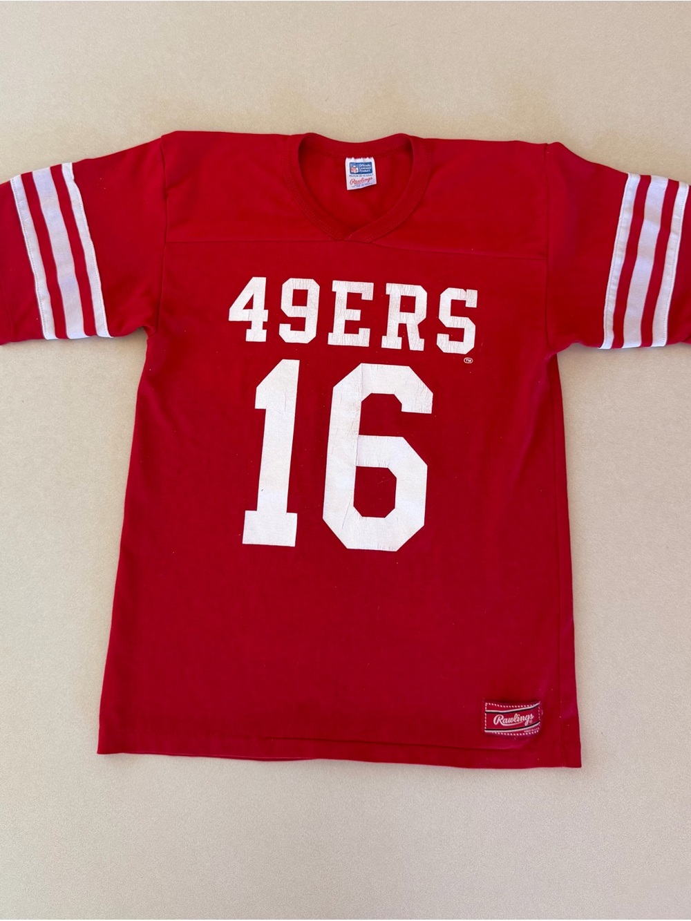 Vintage 1980s Joe Montana #16 San Francisco 49ers Rawlings Jersey – Men’s Medium